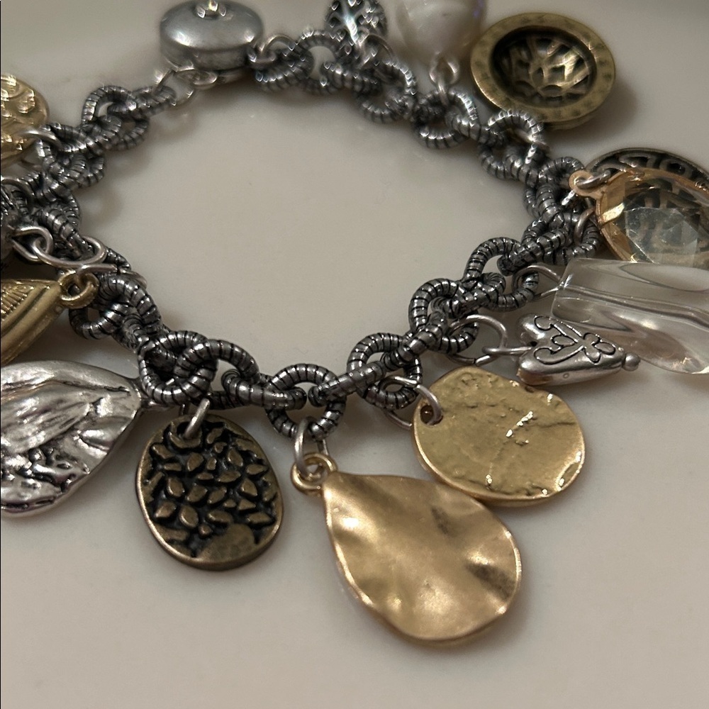 Chico's Mixed Metal Charm Bracelet - Picture 2 of 5